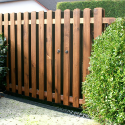 Portillon en Bois Rustique pour un Accueil Chaleureux Colomiers